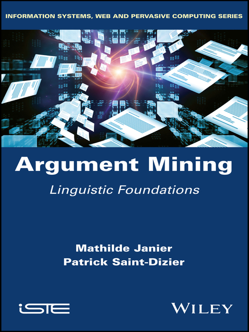 Title details for Argument Mining by Mathilde Janier - Available